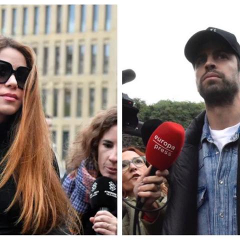 Shakira y Piqué firmaron un pacto en un juzgado de Barcelona