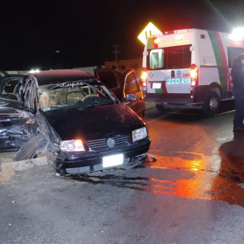 El conductor del auto al ver que su acompañante estaba muerta, se bajó del auto y se dio a la fuga