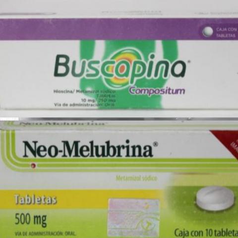 Falsifican los medicamentos Buscapina y Neo-Melubrina