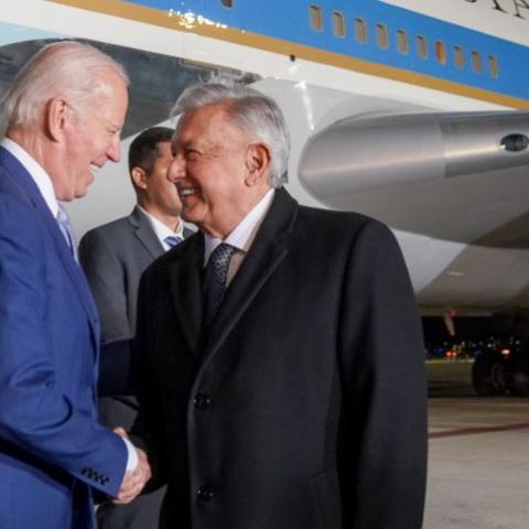 Llega Joe Biden a México 