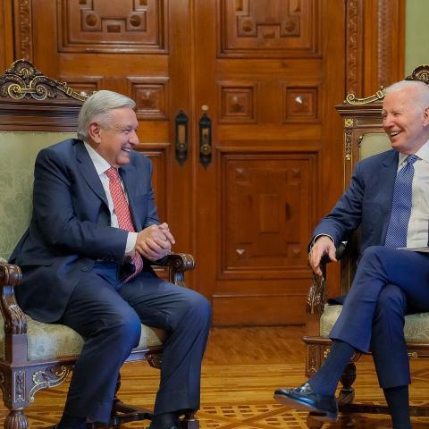 Intercambian reclamos López Obrador y Biden durante la Cumbre de Líderes de América del Norte