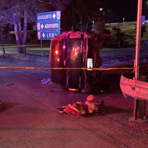 Accidente de camioneta