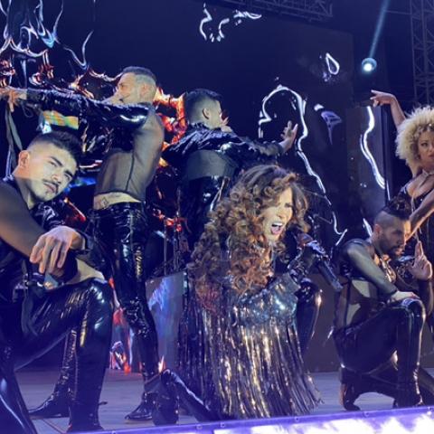 Gloria Trevi en la Feria de Rincón de Romos