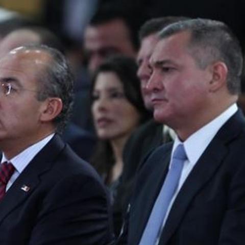 Genaro García Luna con Felipe Calderón 