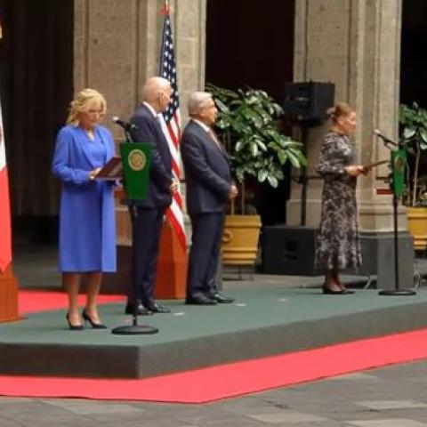 Jill Biden y Beatriz Gutiérrez 