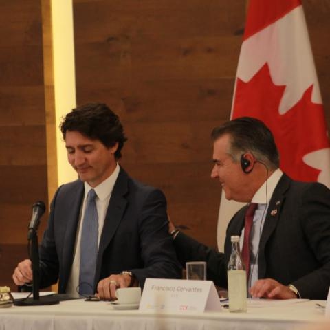 Trudeau con el CCE 