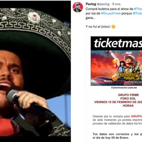 ¿Premio o castigo? Fans de The Weekend reciben boletos de Grupo Firme sin haberlos comprado