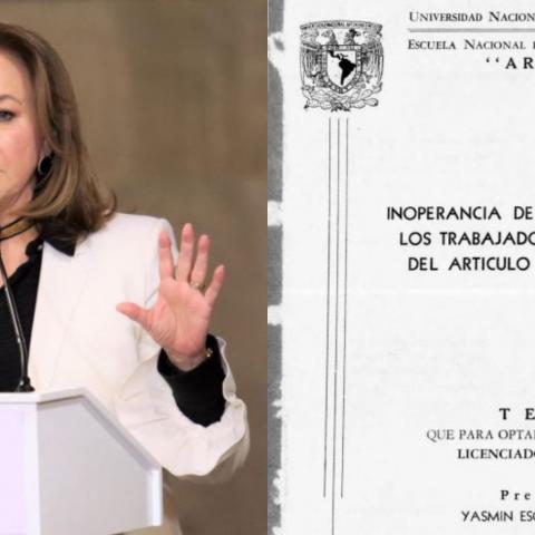 Fiscalía de la Ciudad de México desmiente aval de la tesis de la ministra Yazmín Esquivel