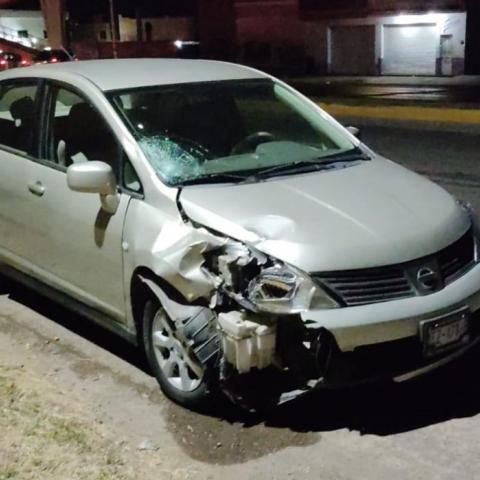 El accidente ocurrió la noche del 01 de Enero en la carretera 25 federal a la altura de Valle de Aguascalientes