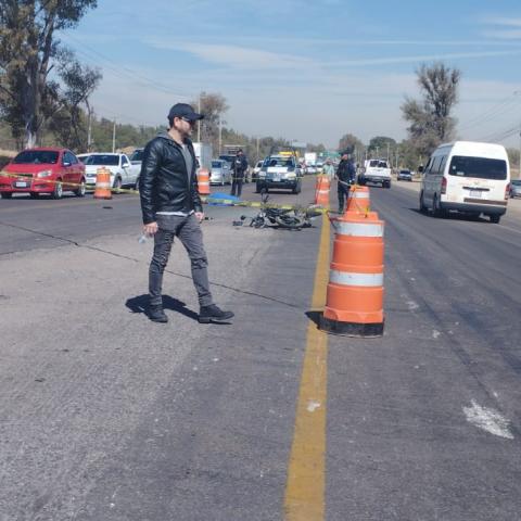 El conductor del vehículo particular realizó una maniobra prohibida y se atravesó al paso preferencial de la moto