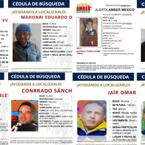 Zacatecas: 18 desaparecidos en dos semanas