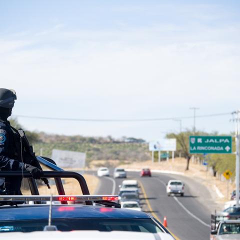 Patrullaje en carreteras