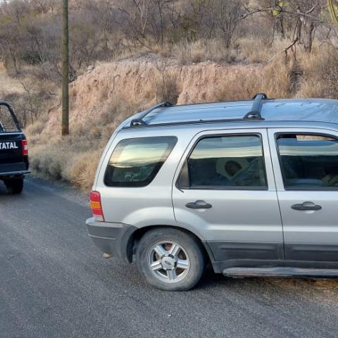 En la persecución no soportó la presión y se estrelló, lo que provocó que fuera detenido