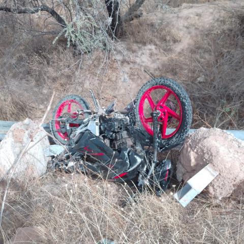 Muerto motociclista 