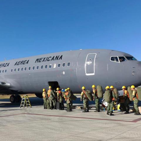 Avión de la Fuerza Aérea Mexicana 
