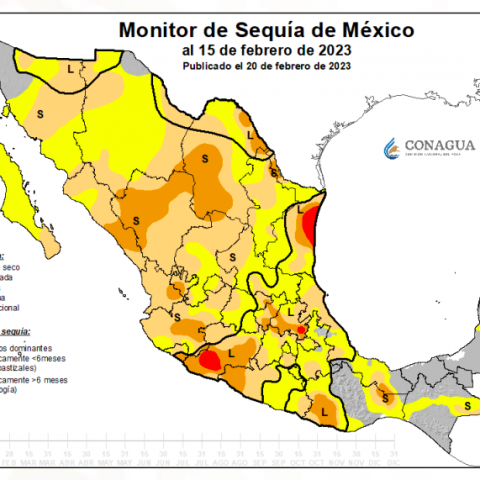 Disminuye la disponibilidad de agua en México, y la sequía vuelve a Aguascalientes