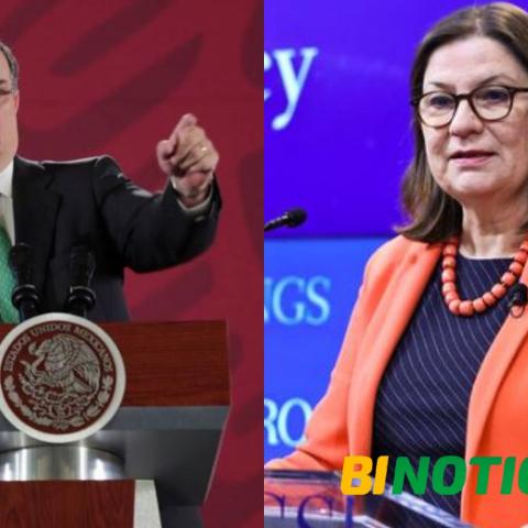 Ebrard y Martha Bárcena intercambian acusaciones