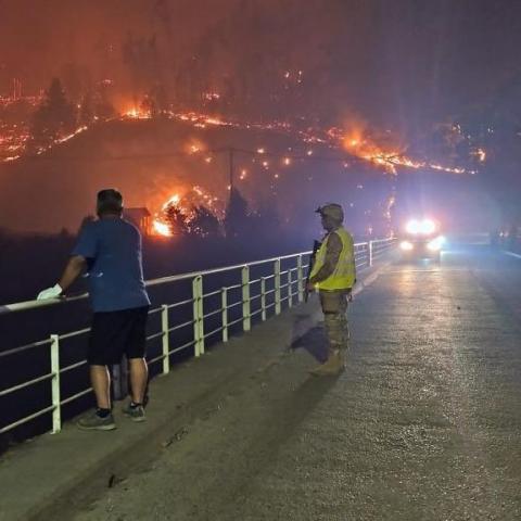 México envía ayuda a Chile tras incendios forestales