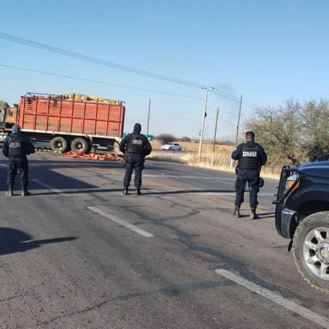 Cinco detenidos en Fresnillo por los más recientes narcobloqueos