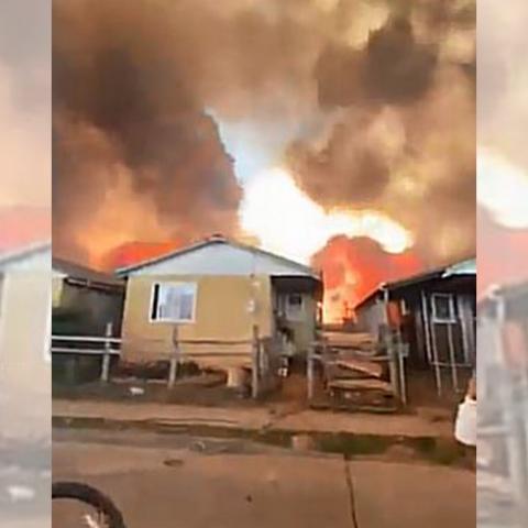 Incendio en Chile 