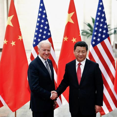 Joe Biden y Xin Jinping 