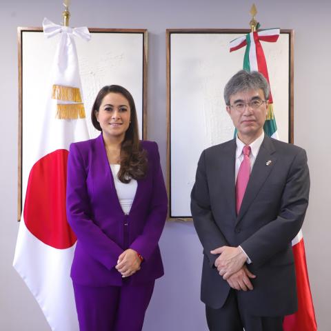 Tere Jiménez y Takashi Manabe 