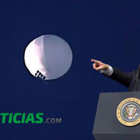 "¡Derriben el globo!" exige el expresidente Donald Trump