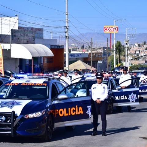 Con una inversión de más de 30 mdp, nuevas patrullas se integran a la policía municipal