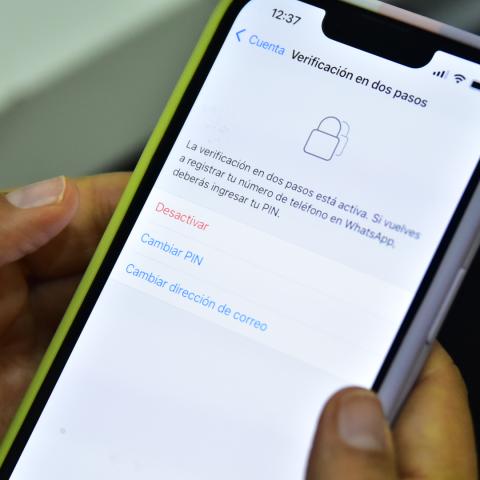 Inteligencia Cibernética invita a realizar la verificación de dos pasos en WhatsApp
