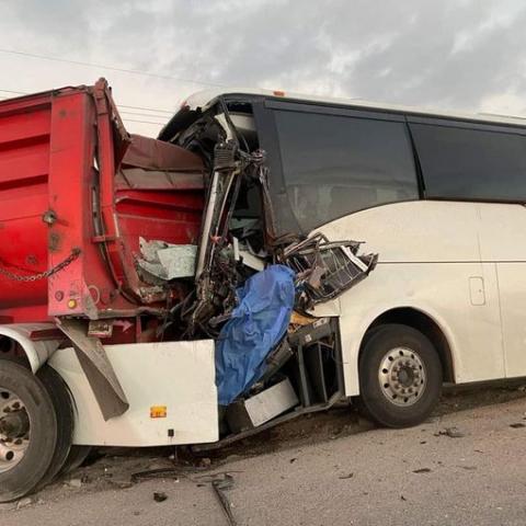 Aguascalentenses procedentes de Dallas se accidentan en la carretera Saltillo–Coahuila