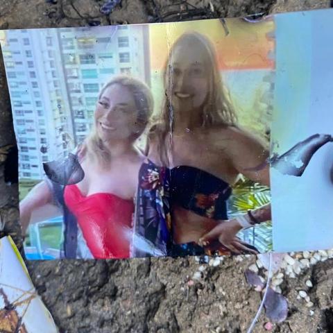 En una zona de Malpaso fueron localizados los objetos esotéricos acompañados de fotografías de la conductora Lorena Treviño