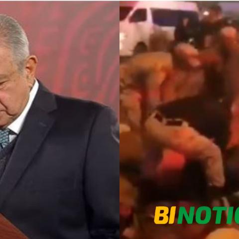 "El incendio fue intencional", confirma AMLO sobre tragedia con migrantes