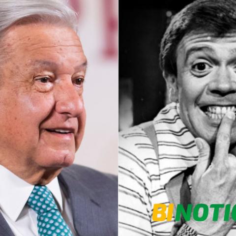 López Obrador lamenta la muerte de "Chabelo"