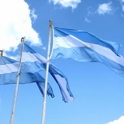 Bandera de Argentina 