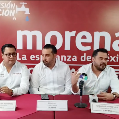 Piden morenistas vigilar al municipio en el tema del agua para evitar otro caso “Next Energy”