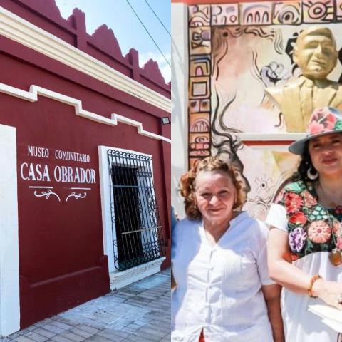 Amplían biblioteca de Casa Obrador, donde AMLO pasó su infancia 