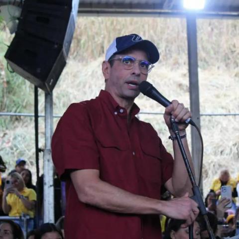 Exgobernador Henrique Capriles se lanza como candidato para las primarias presidenciales de Venezuela