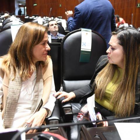 Diputada Margarita Zavala reaparece en San Lázaro