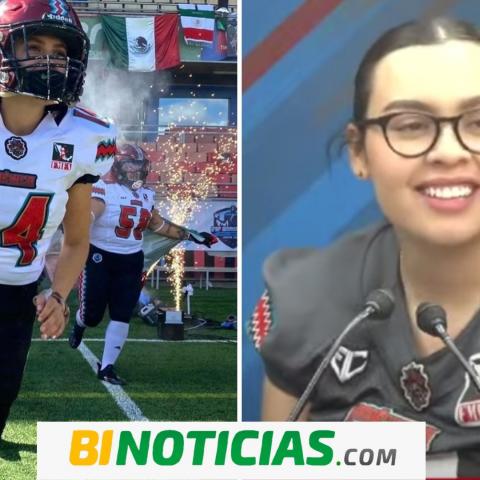 Tania Guzmán Football Americano