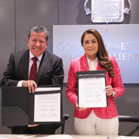 Tere Jiménez y David Monreal