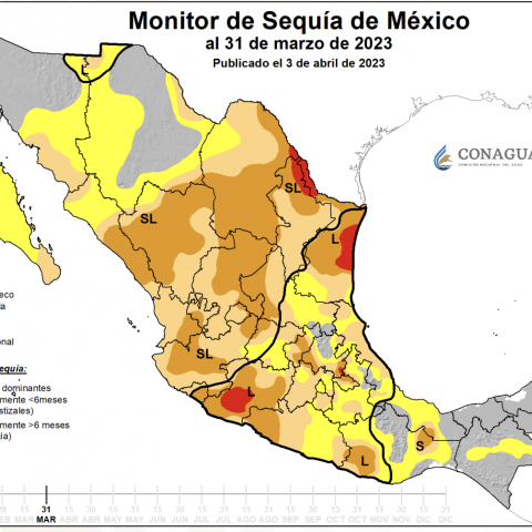 Sequía severa gana terreno en Aguascalientes. Afecta a siete municipios