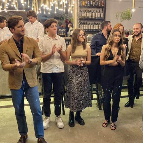 Diego Boneta acudió a la inauguración de un hotel en Aguascalientes 