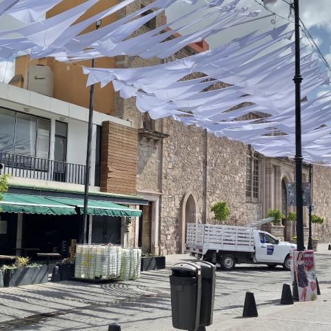 Comenzó la instalación del Corredor Cultural Carranza