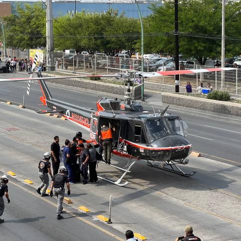 Por traslado de pulmones a Nuevo León se lleva a cabo operativo 