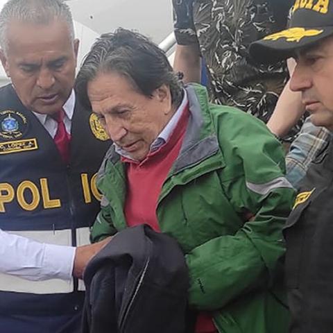 Expresidente peruano Alejandro Toledo ingresa a prisión preventiva 