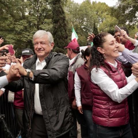 Sheinbaum y AMLO 