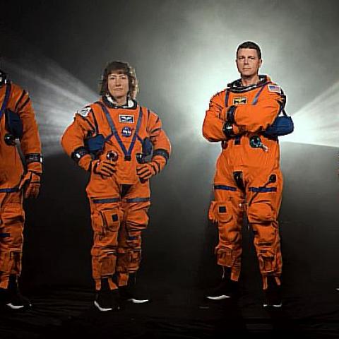 NASA presenta a los cuatro astronautas que irán a la Luna