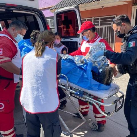 Las lesiones las sufrió tras un incendio en una casa abandonada en donde pernoctaba