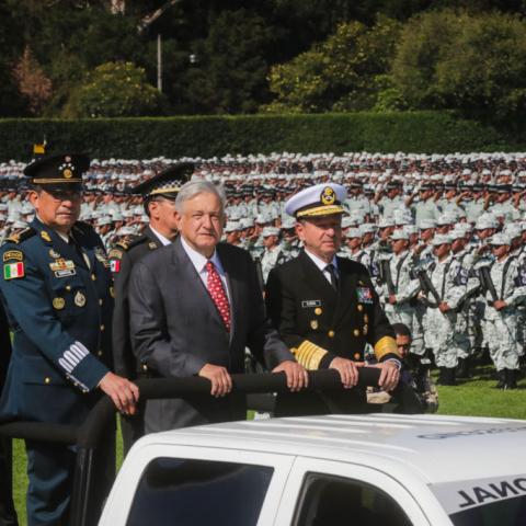 AMLO anuncia envío de más elementos de la Guardia Nacional a la frontera sur 