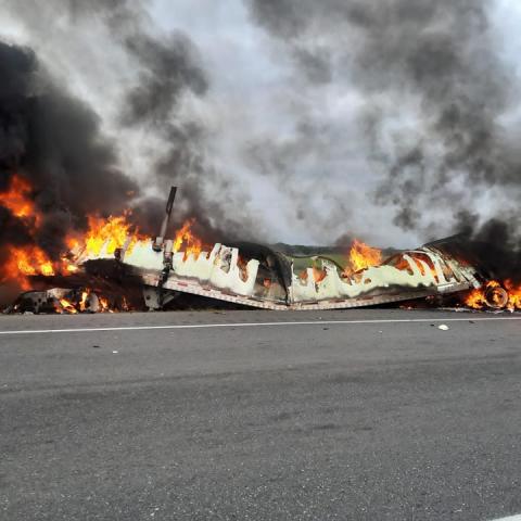 Accidente en la Hidalgo-Zaragoza 